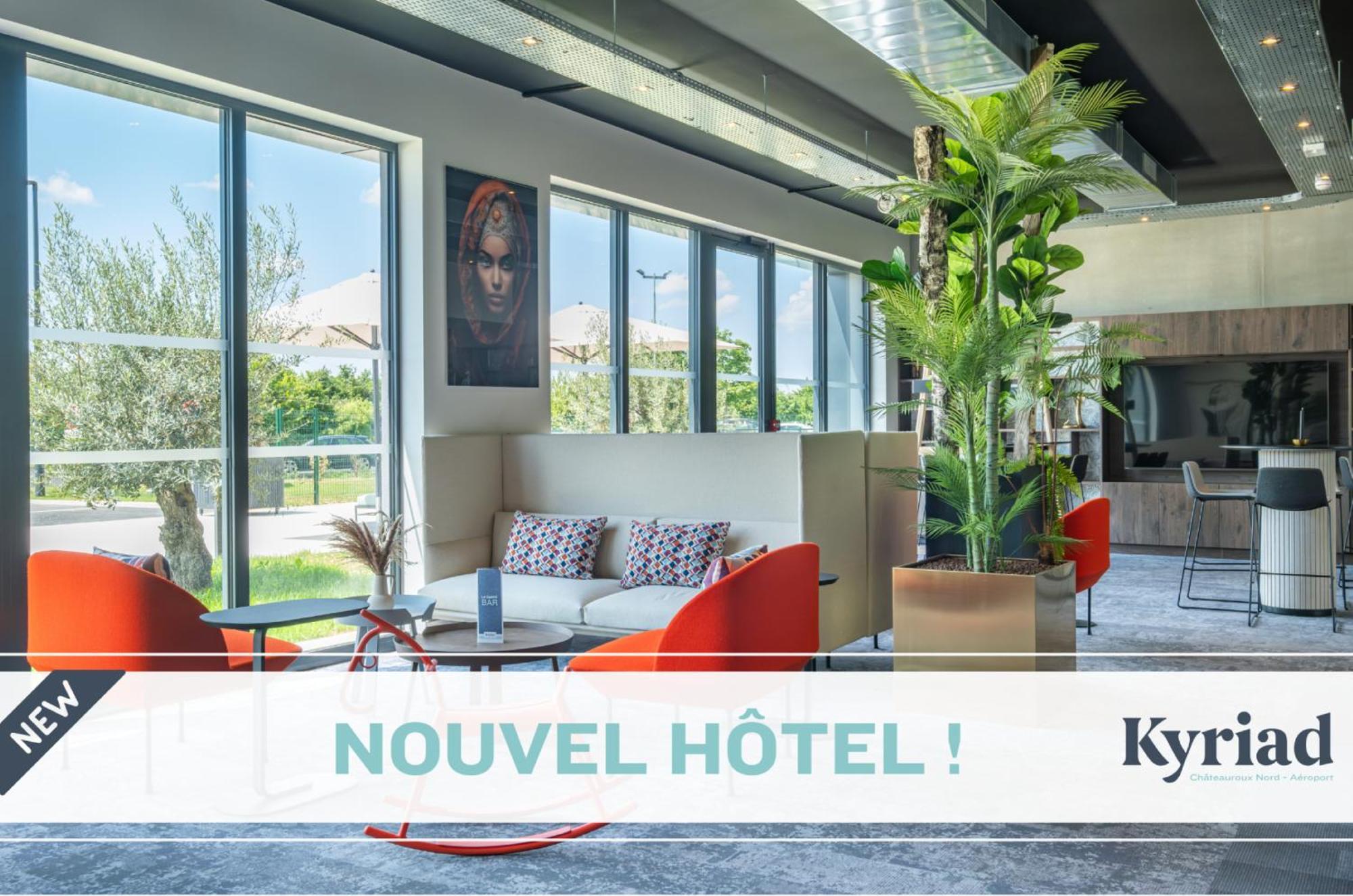 Kyriad Chateauroux Nord - Aeroport Deols Exterior photo